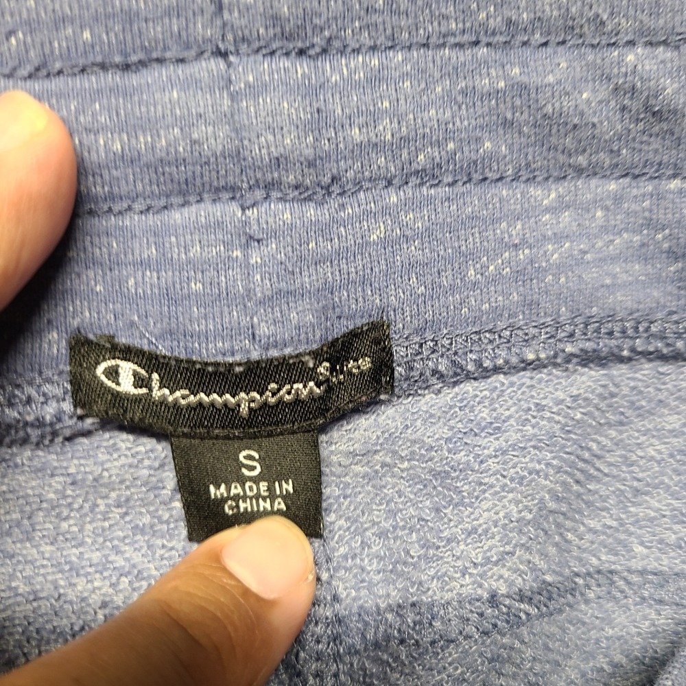 Champion Elite Women Blue Heather Joggers Drawstring Sweatpants Size S 1012416